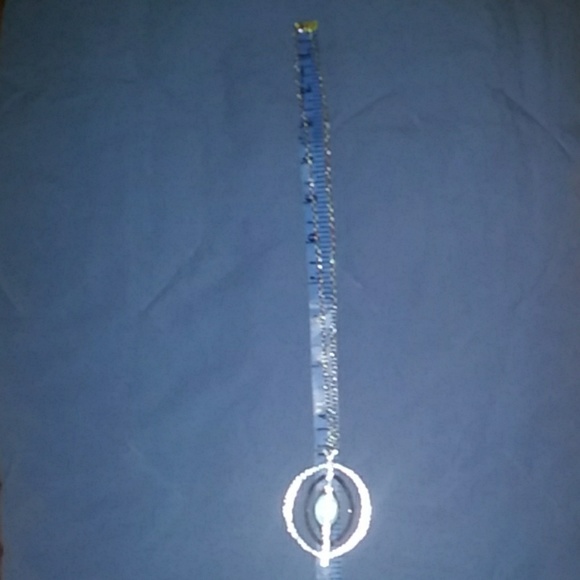 🦋Faux turquoise silver plated necklace boho style - Picture 5 of 8